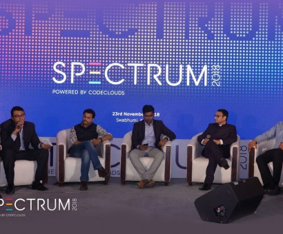 Kinkar Saha with others at SPECTRUM 2018